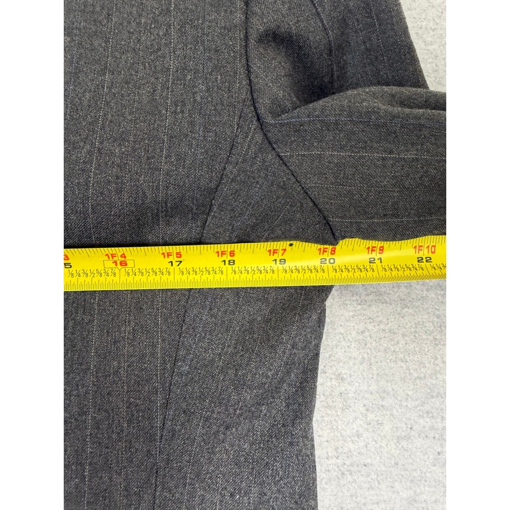 Christian Dior Monsieur Vintage 2pc Suit 40R 31x30 Gray Pinstripe Wool USA Made - Picture 8 of 15